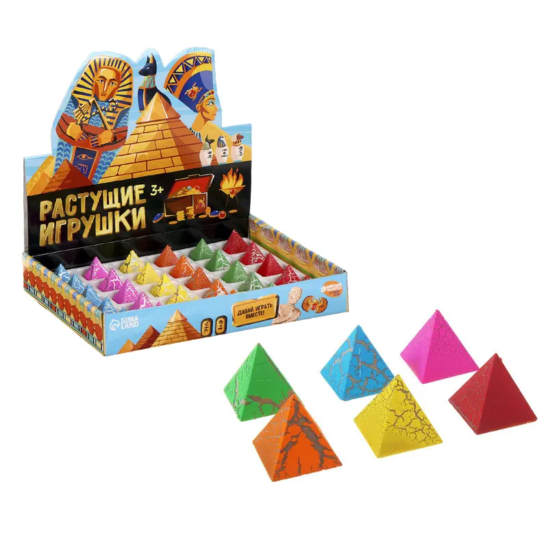Растущие игрушки Funny toys «Загадка пирамиды», МИКС