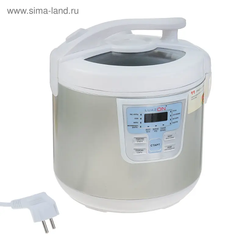 Мультиварка Luazon LМS-9511, LED, 11 программ, 900 Вт, 5 л, чаша с тефлоновым покрытием
