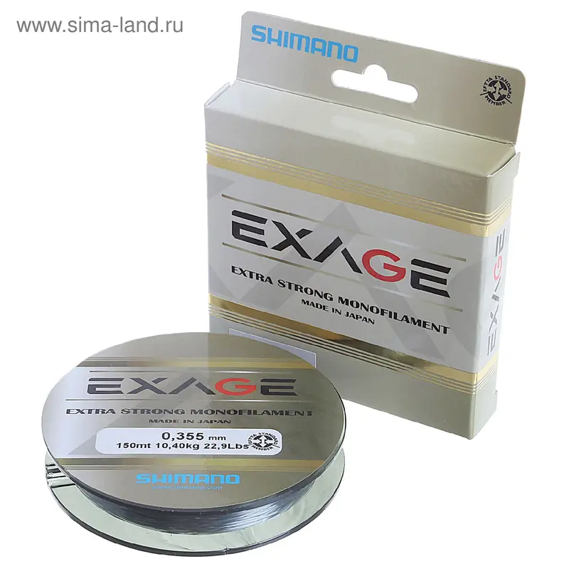 Леска Shimano Exage line 150м 0,355мм/10,4кг