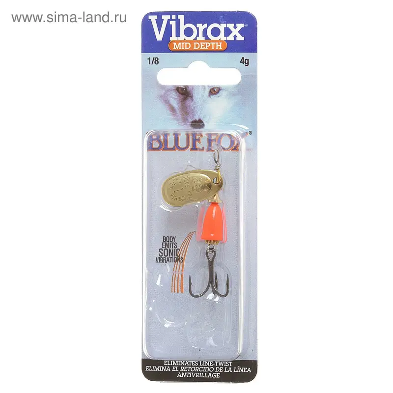 Блесна Blue Fox BFF1/GFR, вес 4 г