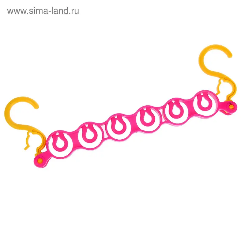 Крючок для 6 вешалок, цвет МИКС