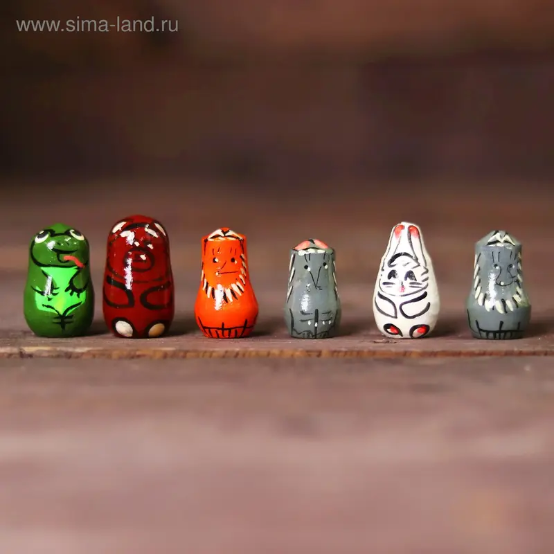 Пальчиковый театр "Теремок", 6 шт