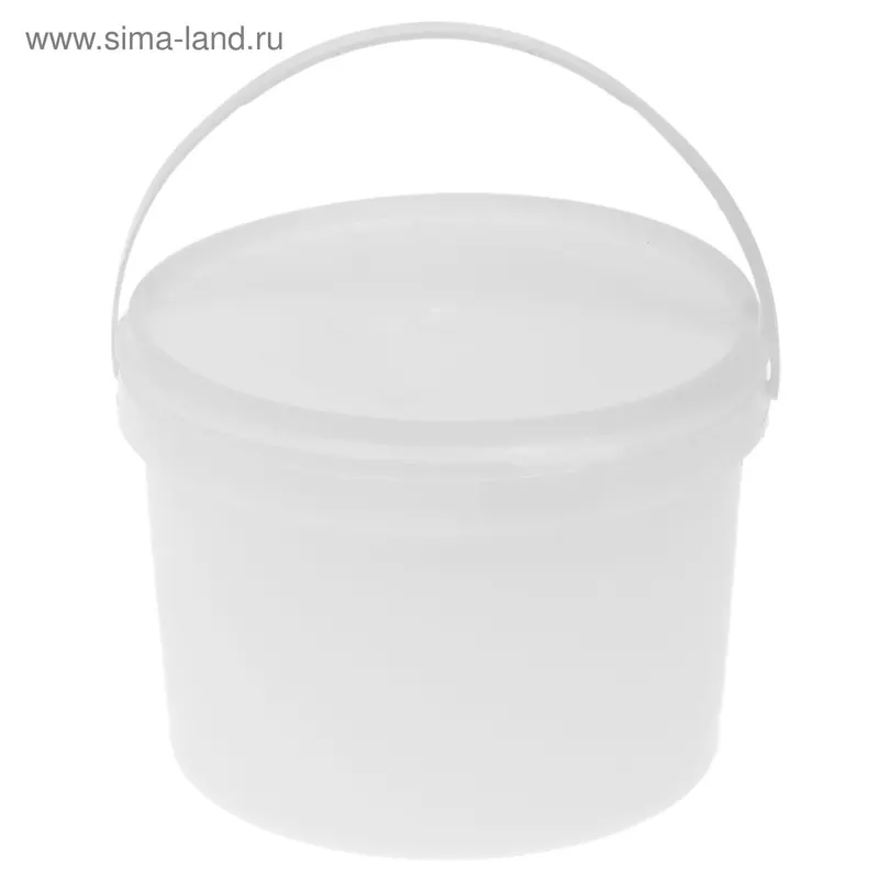 Ведро 4 л, с герметичной крышкой