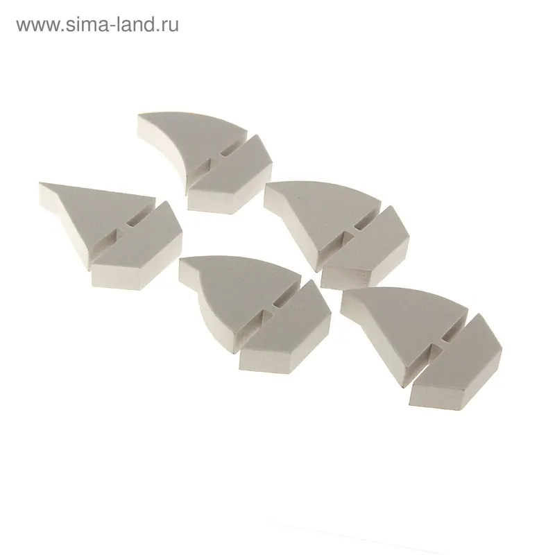 Форма из пенопласта "Кораблики", 10 х 2 см, набор 5 шт