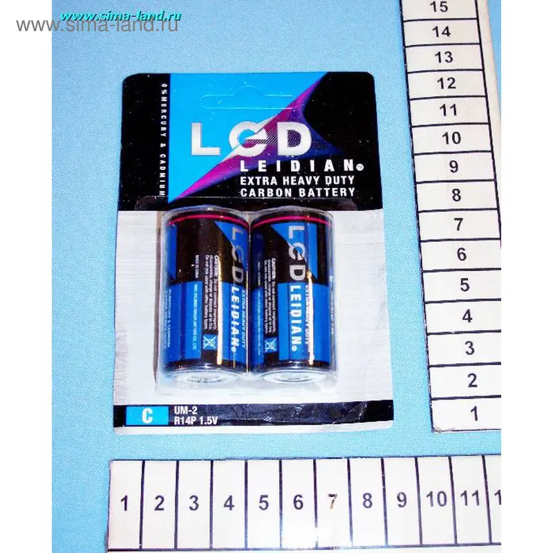 эл. питания LED BL2 R14 (2/12 шт) (бокс 480 шт)
