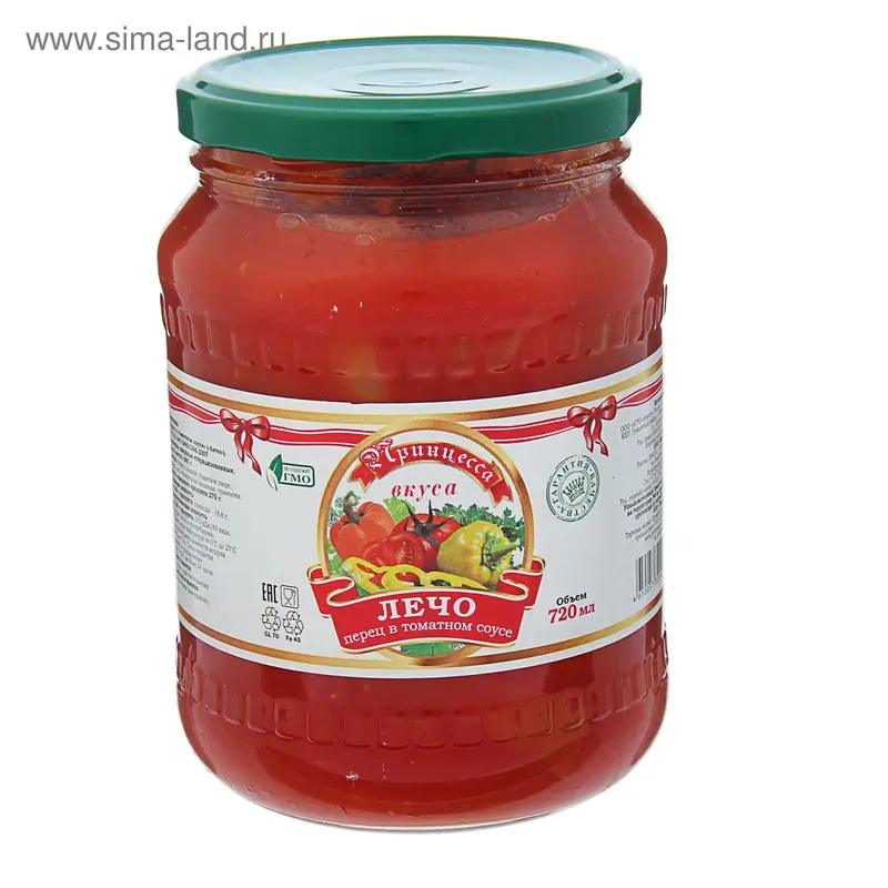 Лечо ТМ "Принцесса Вкуса", 720 мл