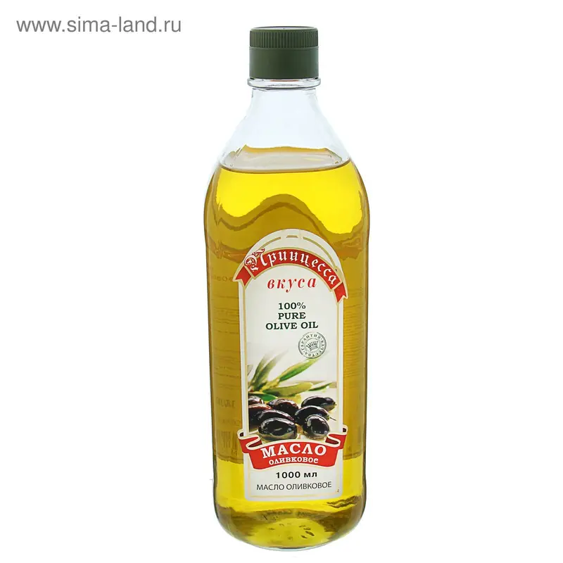 Масло оливковое "Принцесса Вкуса" 100% PURE, 1 л