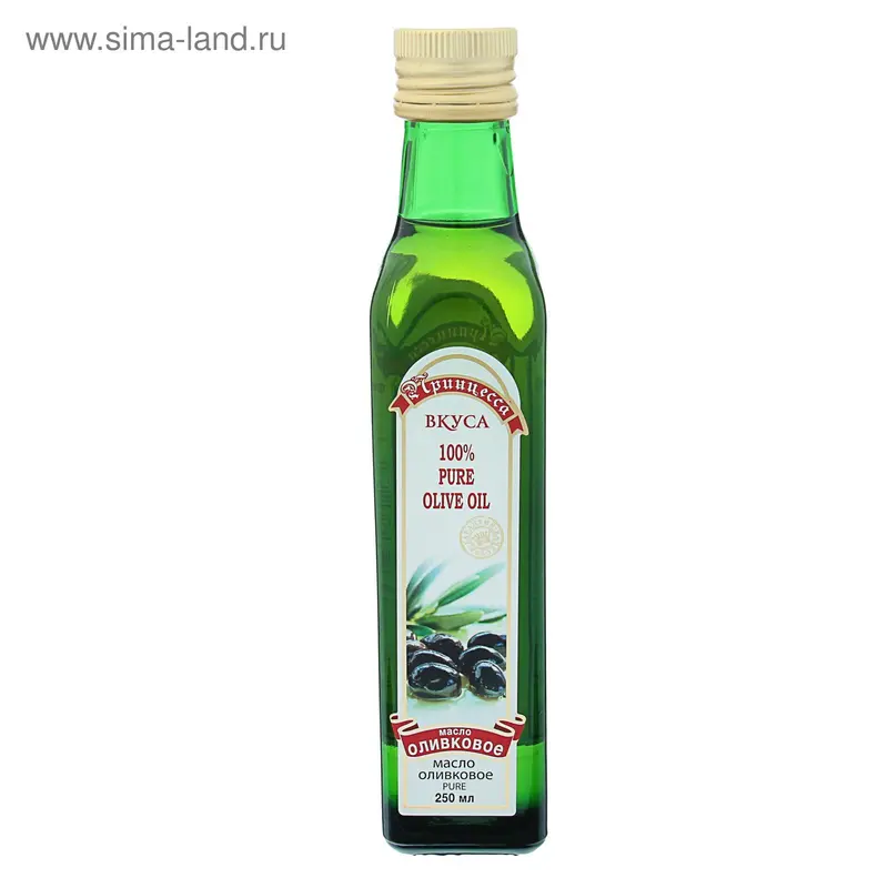 Масло оливковое "Принцесса Вкуса" 100% PURE, 250 мл