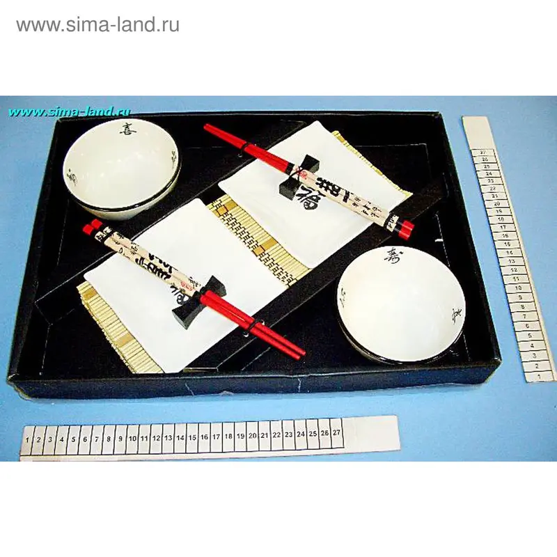 набор для суши 2 персоны 8 предметов 51369 (бокс 16 шт)