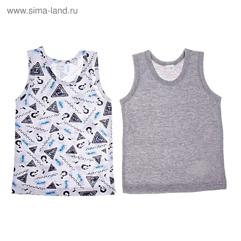 Майка для мальчика, рост 86 см (48), цвет МИКС (арт. 71-16-М)