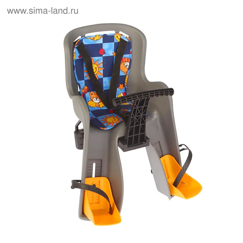 Велокресло переднее Sunnywheel GH-908, цвет серый