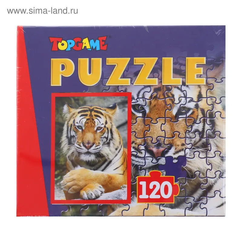 Пазл «Тигр», 120 элементов