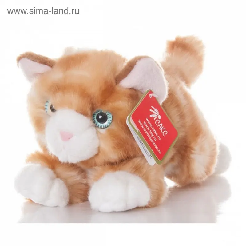 Мягкая игрушка «Котёнок рыжий», 22 см
