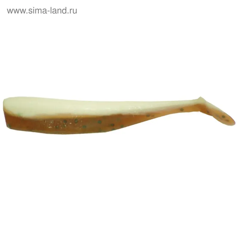 Виброхвост Helios Chebak Rusty & White, 8 см, 7 шт. (HS-3-005)