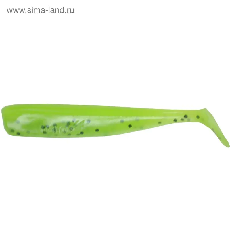 Виброхвост Helios Chebak Pepper Lime, 8 см, 7 шт. (HS-3-009)