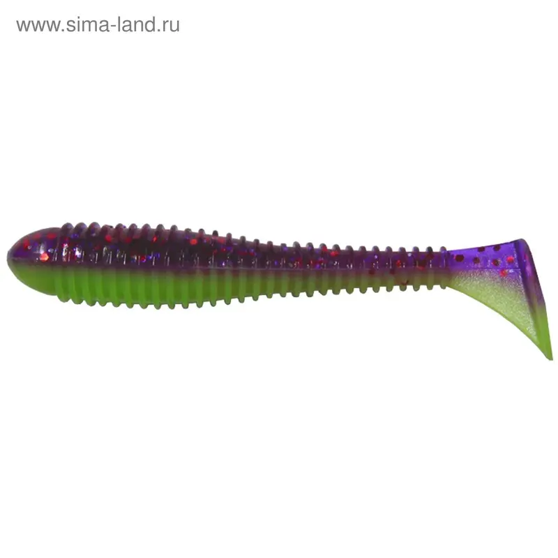 Виброхвост Helios Catcher Fio & Lime, 9 см, 5 шт. (HS-2-014)
