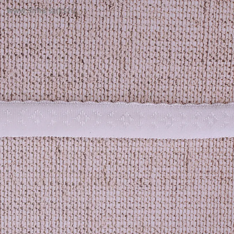 Резинка с рисунком, ширина 1,2см, 10±1м, цвет белый