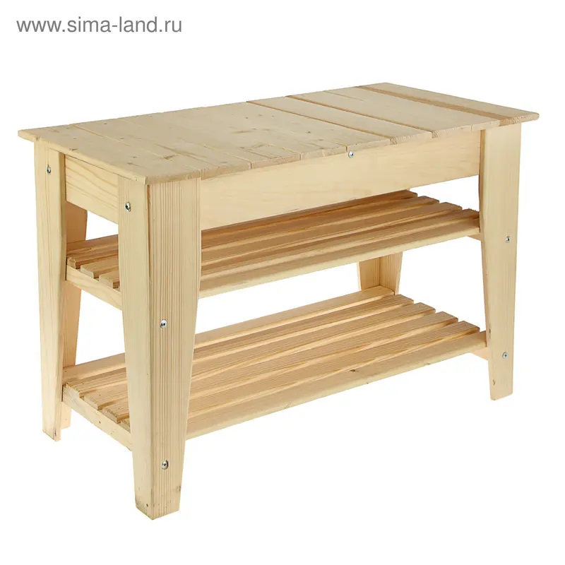 Подставка под обувь с 2-я полками. 640х360х440