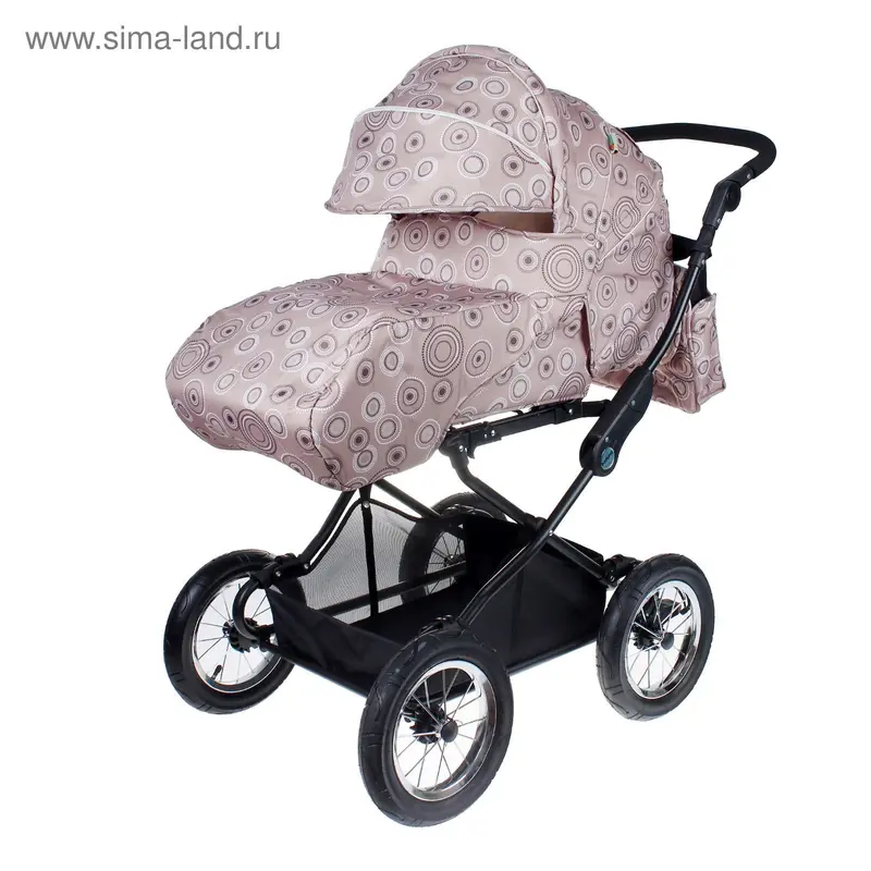 Коляска прогулочная EVENLY Light, цвет жемчужно-розовый