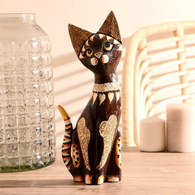 Сувенир дерево "Кошка" 30 см