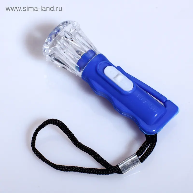 Фонарь ручной с креплением, 1 LED, 0.5 W, микс, 7х2х2 см