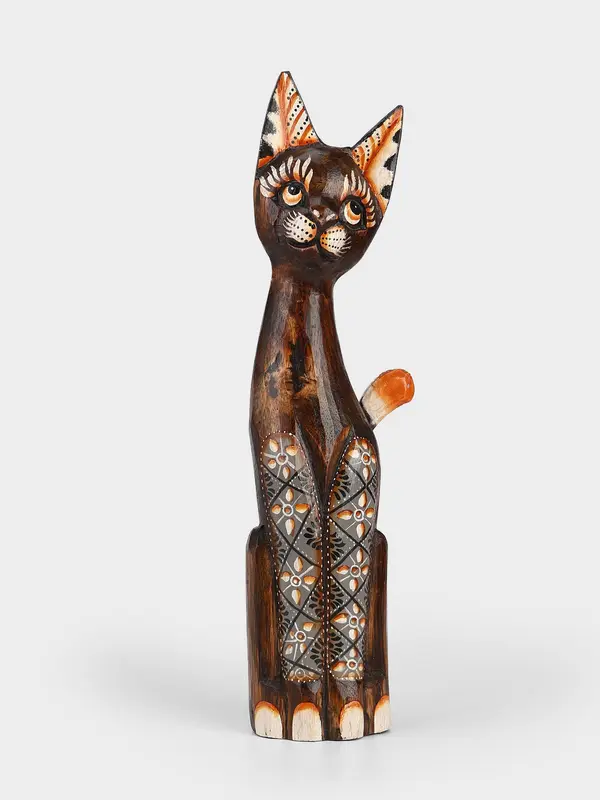 Сувенир «Кошка», 50 см, дерево
