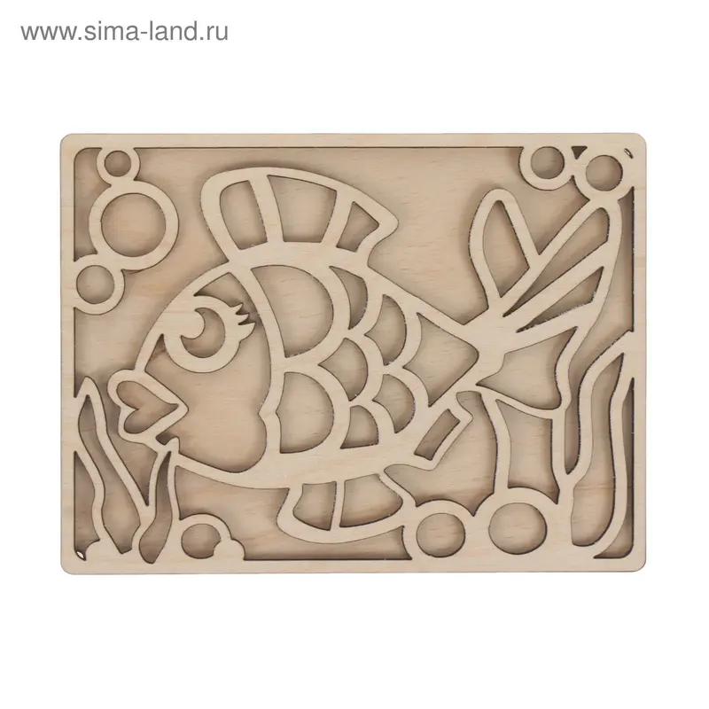 Рамка для пластилина "Рыбка", 19х15 см
