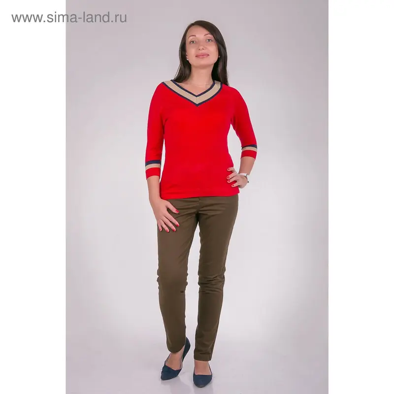 Джинсы JL3072 цвет хаки, размер M(46)