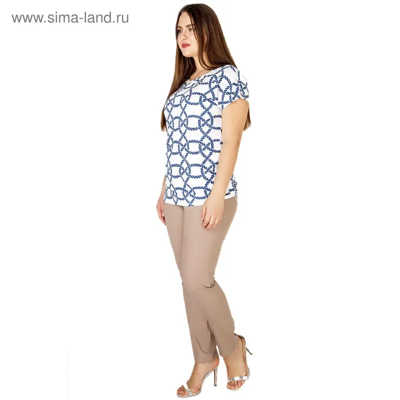 Джинсы JL3219 цвет какао, размер XS(42)