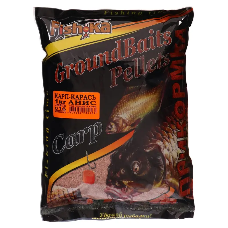 Прикормка Fish.ka Карп-Карась анис, 1 кг