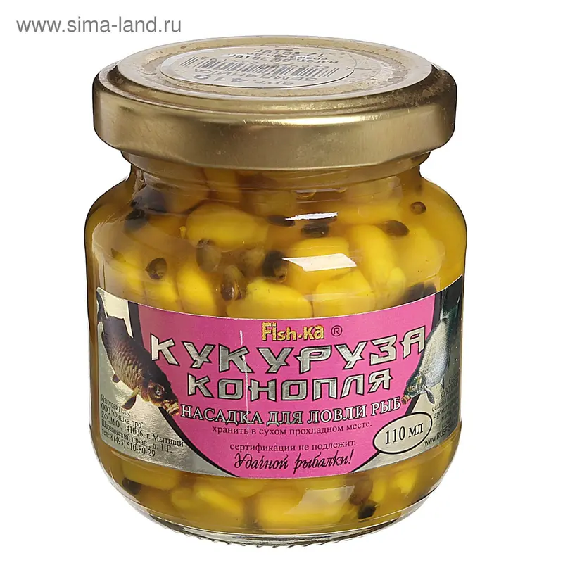 Насадка "Кукуруза-Конопля" земляника, 110 мл