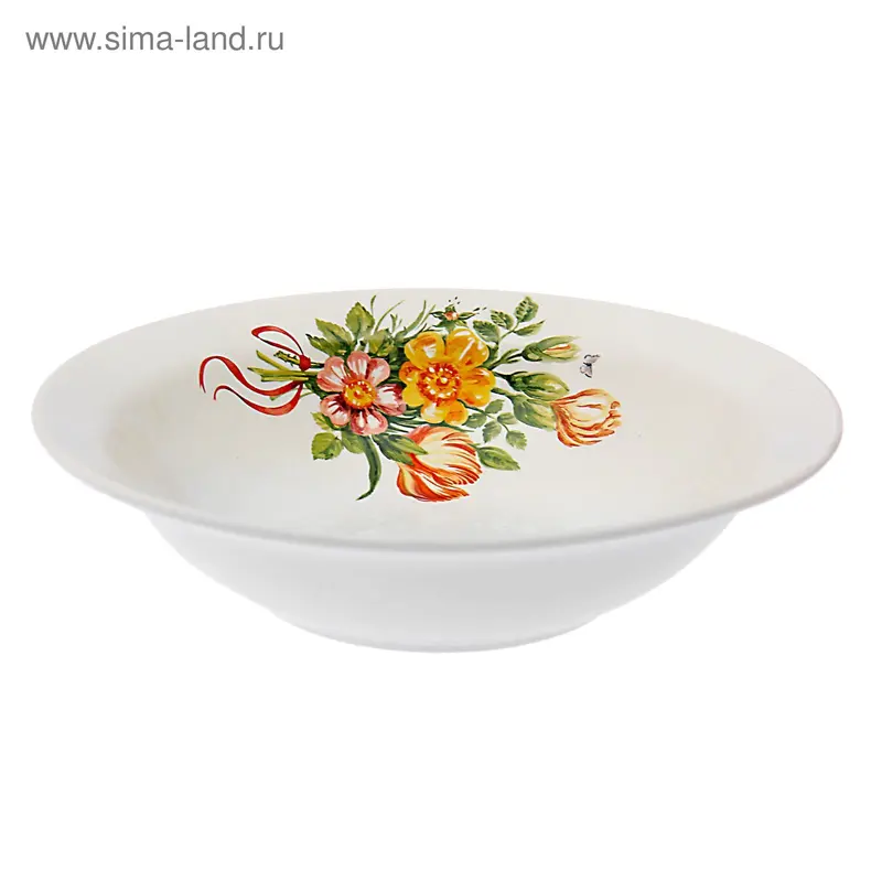 Салатник, d=20,3 см, h=5,5 см «Шиповник», 500 мл