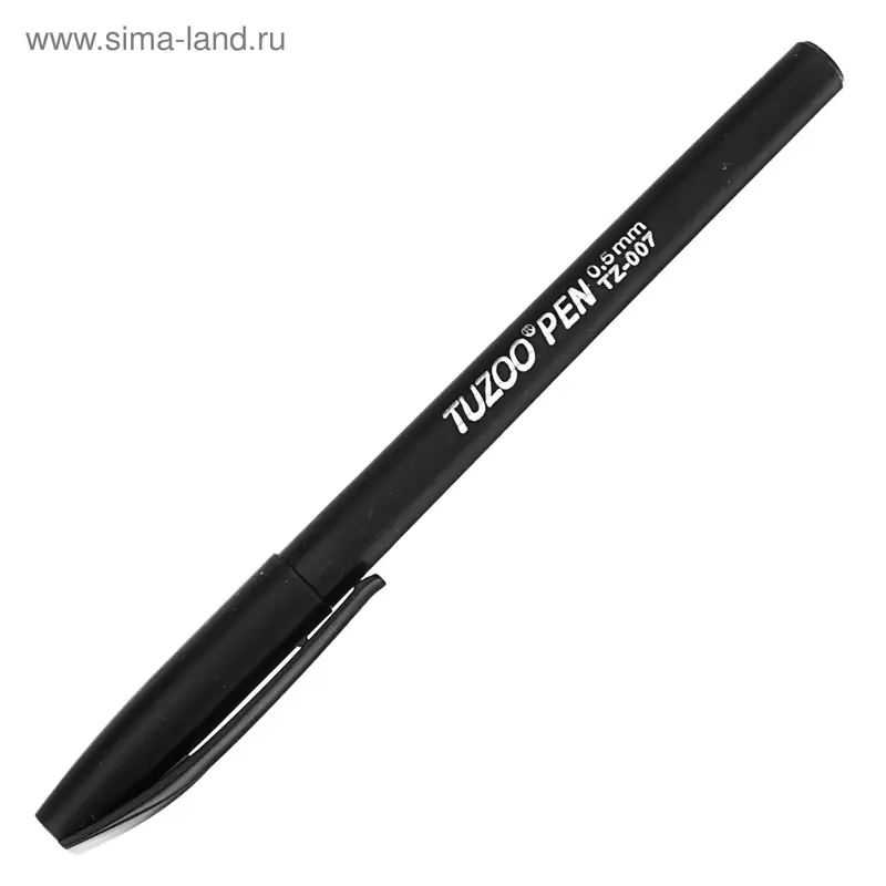 Ручка гелевая, 0.5 мм, чёрный, корпус чёрный
