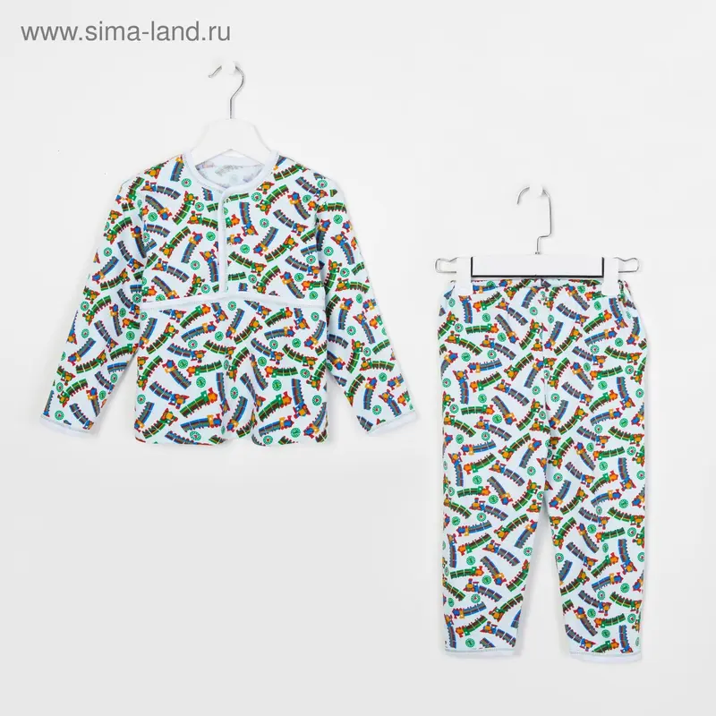 Пижама для мальчика, рост 110 см, цвет МИКС (арт. Пж-522-04_Д)