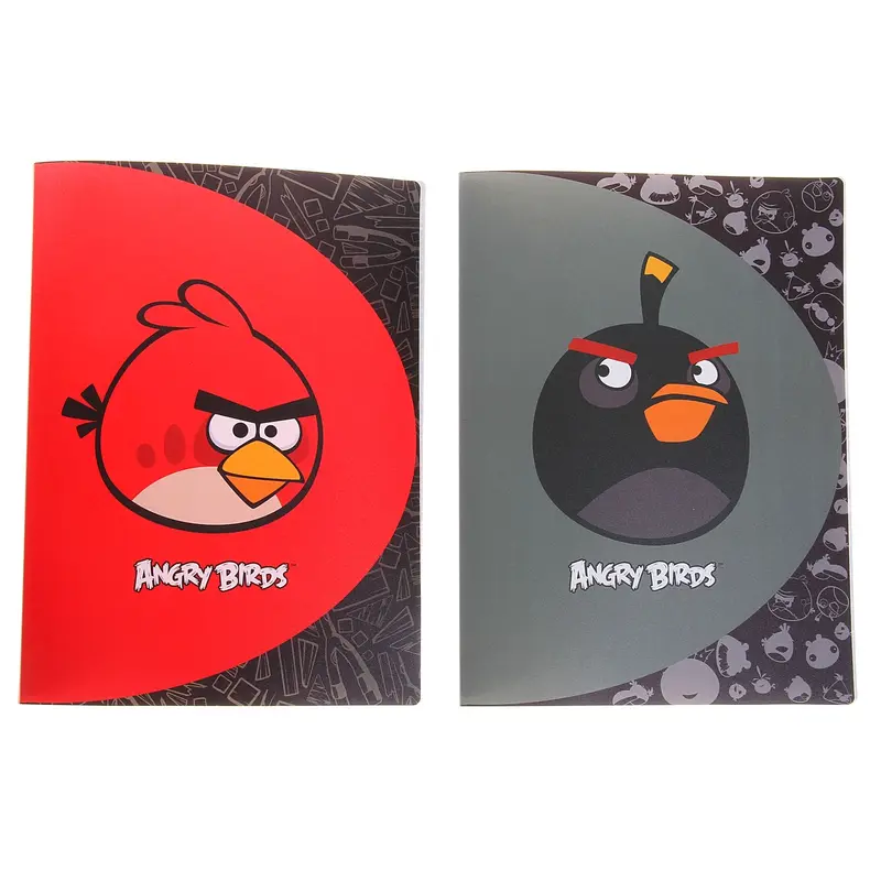 Папка на 20 файлов "Angry Birds" А4 МИКС