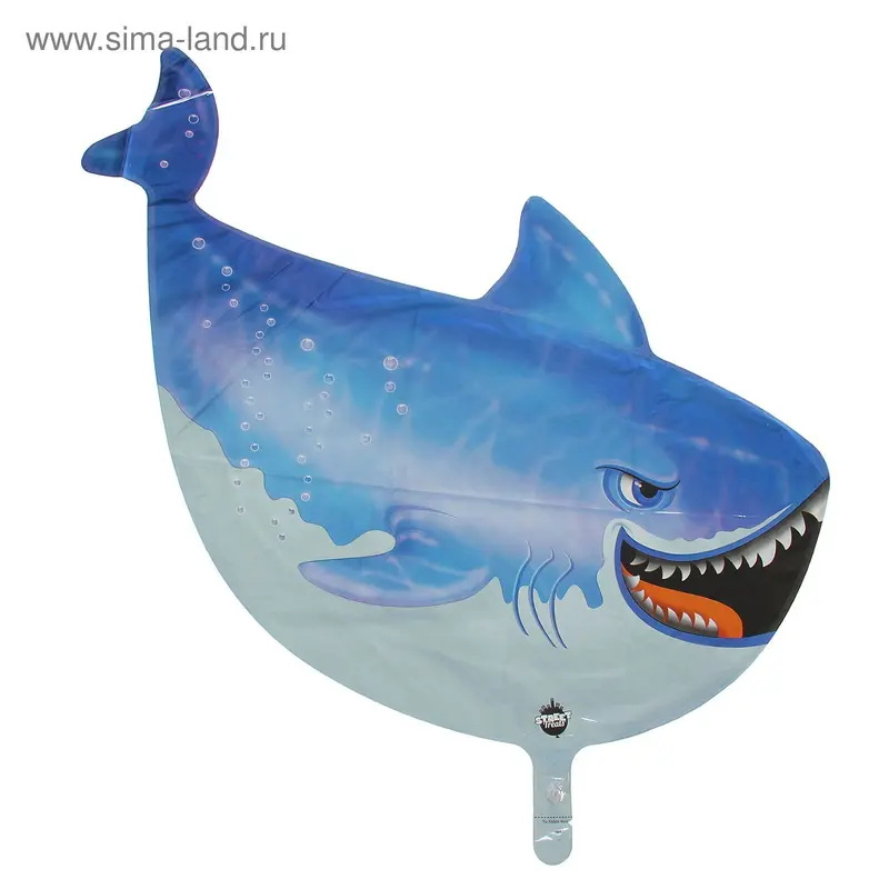 Шар фольгированный 37" "Акула", street