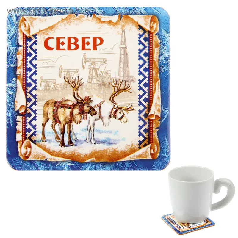 Подставка под горячее "Север", пробка