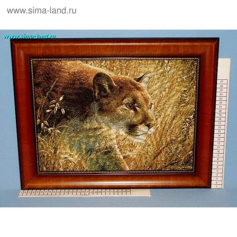 картина 9221 гобелен 35*45 FJ-081 пума (бокс 30 шт)