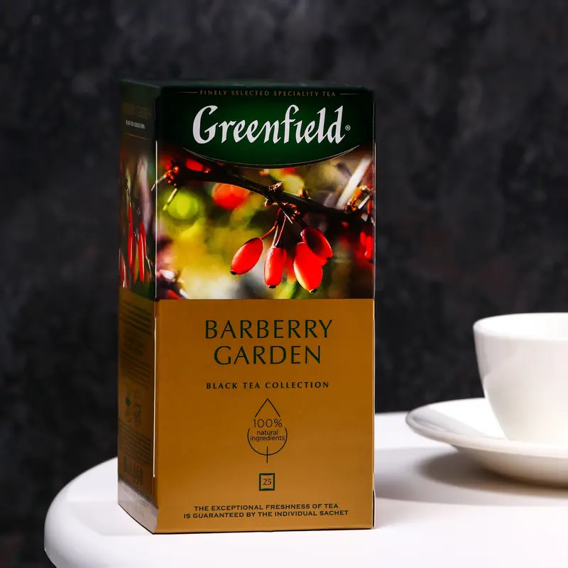Чай Гринфилд Barberry Garden black tea 25п*1,5 гр