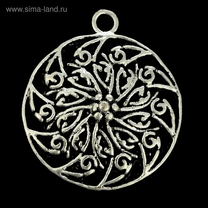 Декор металл "Империя" 3х3 см