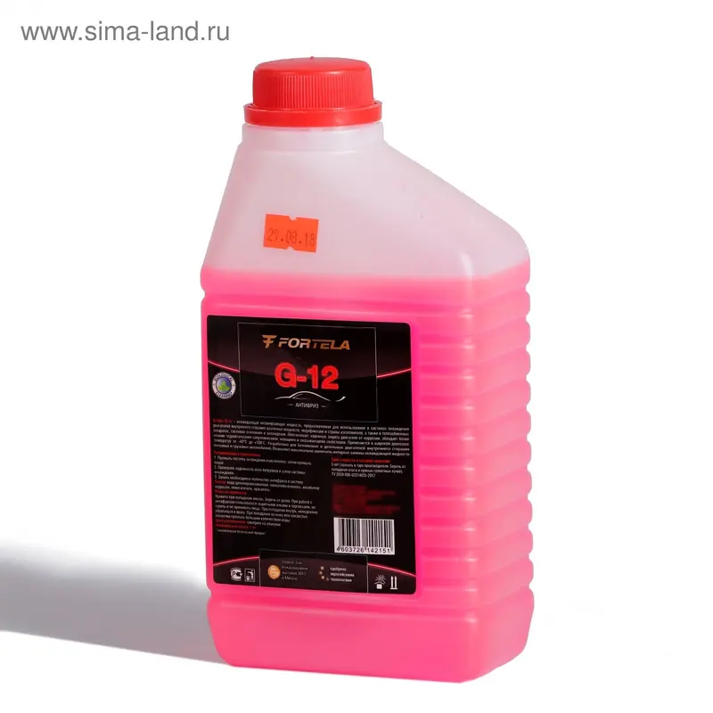Антифриз FORTELA G-12 красный, 1 кг