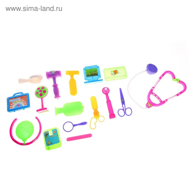 набор доктор "Медик" 16 предметов в ПАКЕТЕ