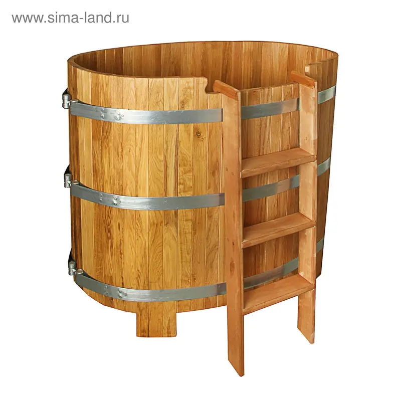 Купель двухместная 100х120х79см, дуб, 650л + подарок