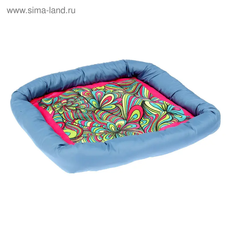 Лежанка с бортом "Жар-птица", 42 х 42 х 5 см