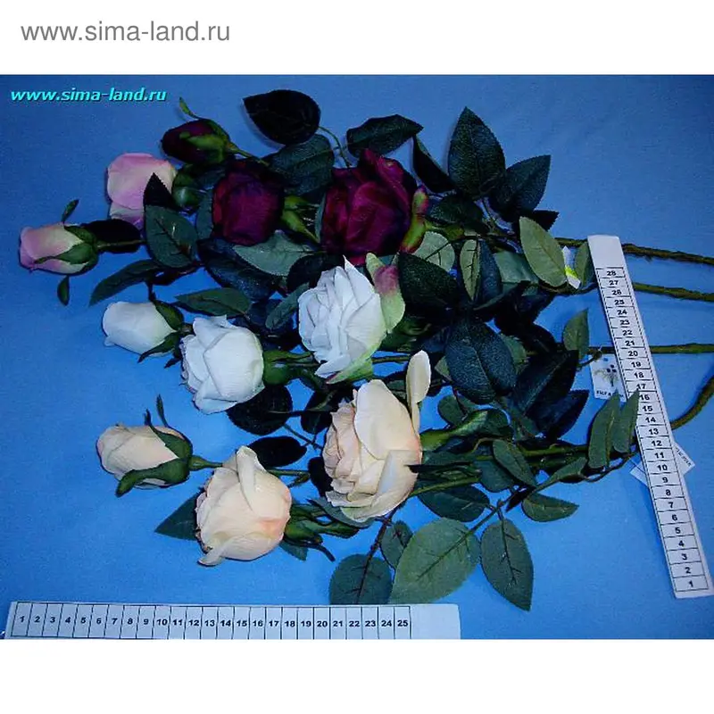 цветы 116 розы 90см (18 шт) (бокс 144 шт)