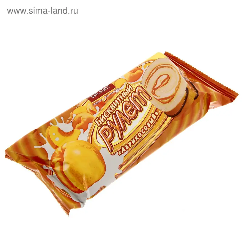 Рулет "Русский бисквит", абрикос, 175 г