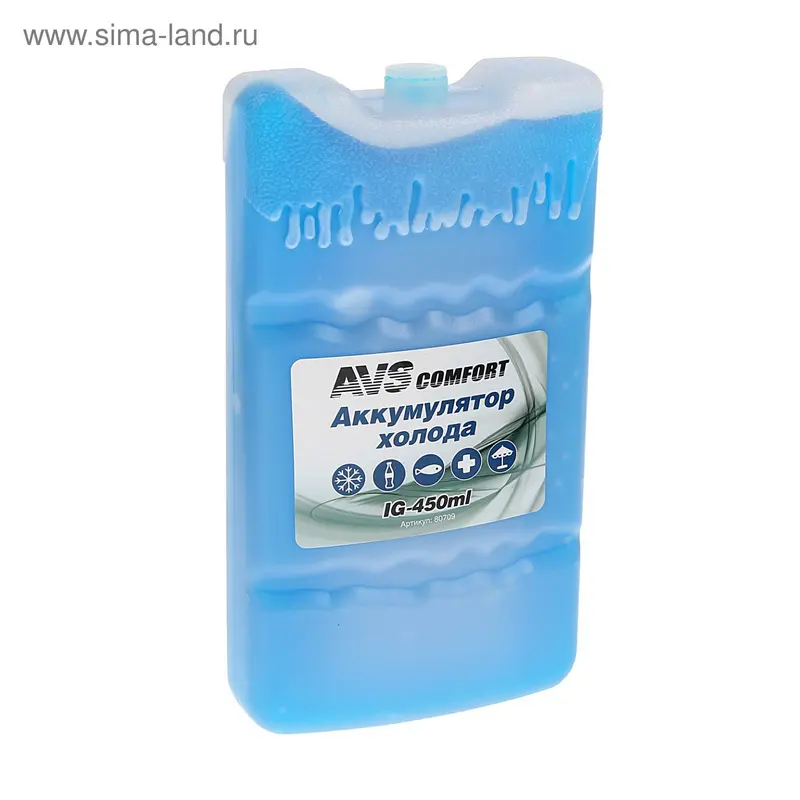 Аккумулятор холода AVS IG-450ML, 450 мл, в твердой упаковке
