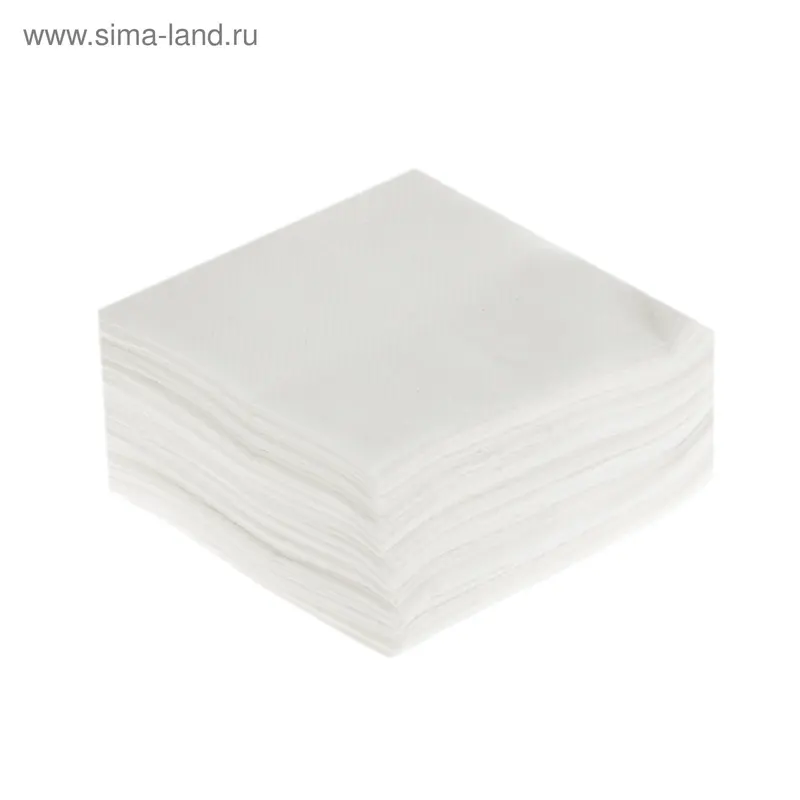 Салфетки бумажные белые, 24*24 см, 50 шт