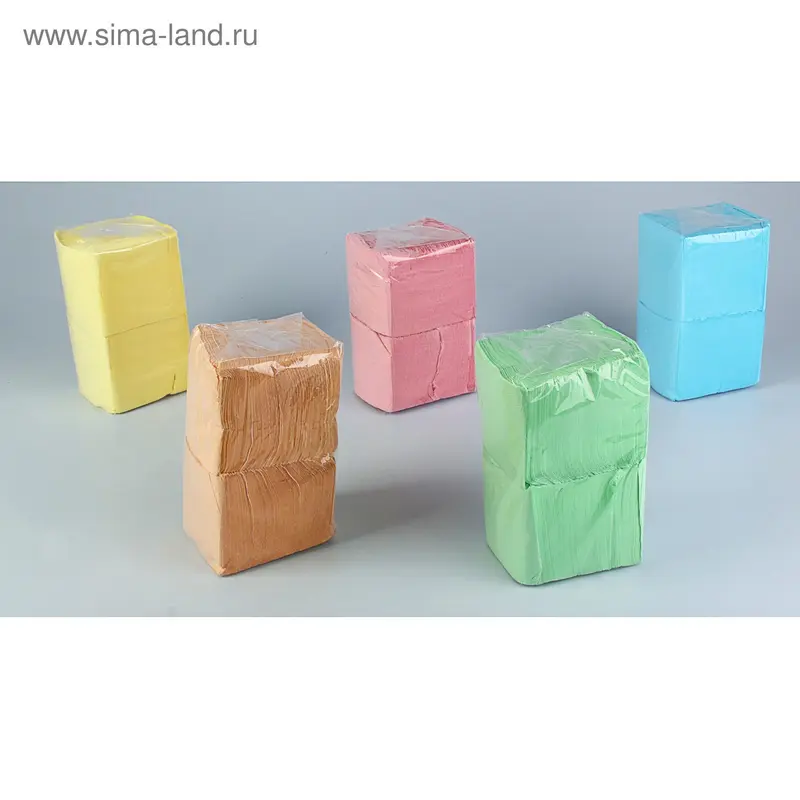 Салфетка Big Pack пастель Микс, 24х24, 400 листов