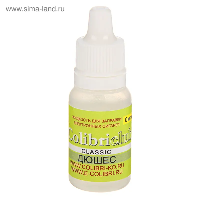 жидкость для многоразовых ЭИ Colibriclub Classic ДЮШЕС 0 мг/мл 10мл